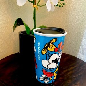 Starbucks Blue Floral Tumbler Final Price